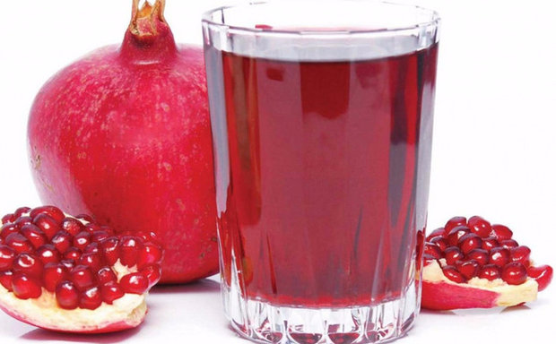 Соки граната и свеклы