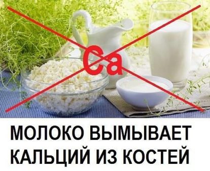 Почему молоко вымывает кальций из организма? Сколько кальция в разном молоке?