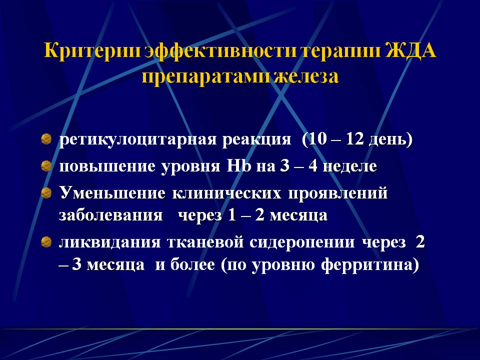 Вопросы при железодефицитной анемии