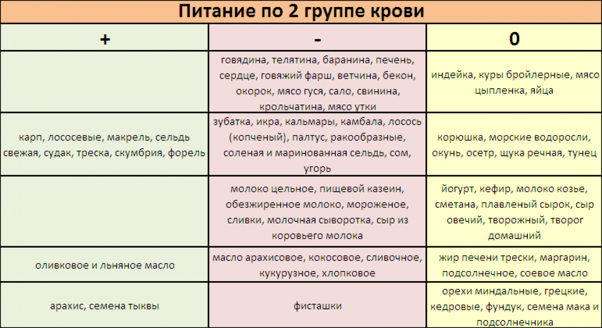 Вторая группа крови